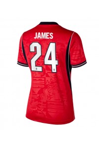 Englanti Reece James #24 Jalkapallovaatteet Naisten Vieraspaita MM-kisat 2026 Lyhythihainen